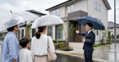 雨の日の物件見学は延期すべき？判断基準とチェックポイント
