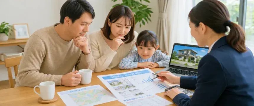 家の購入相談のひととき