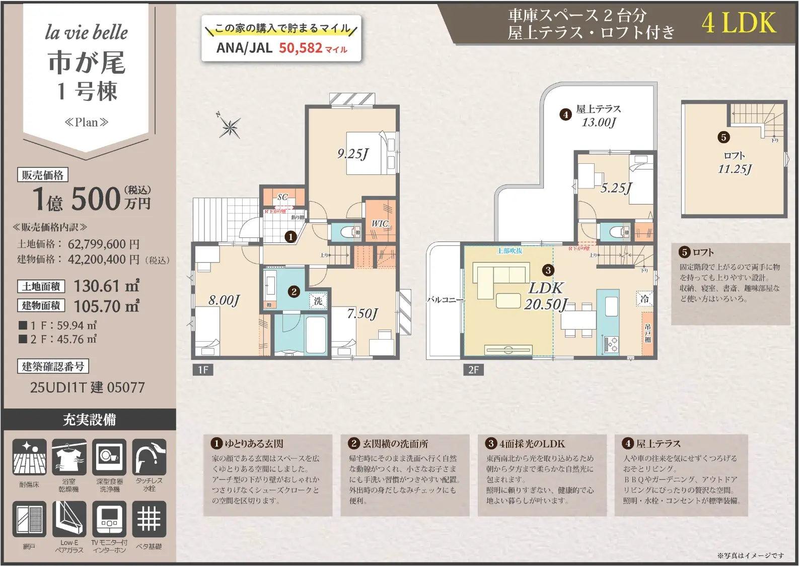 間取り図（1号棟）