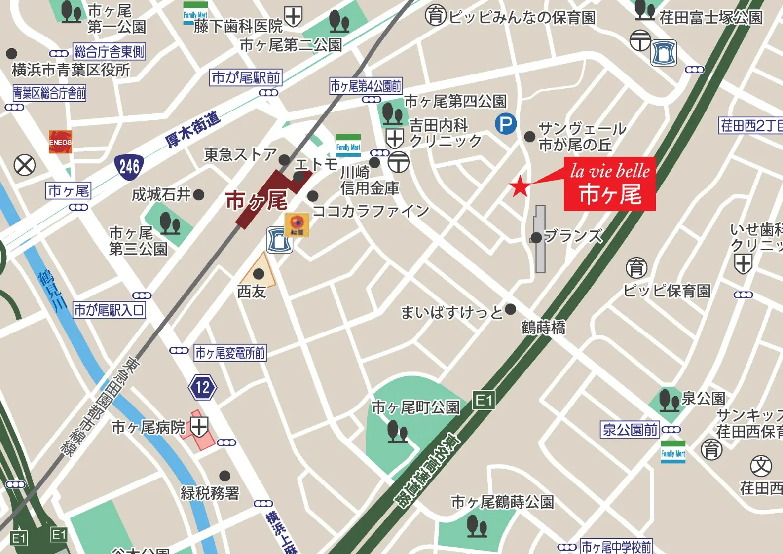 現地案内図