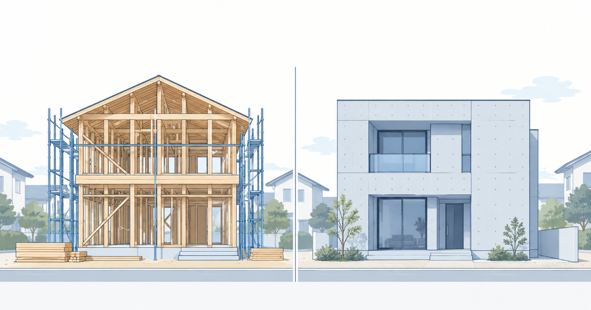 木造とRC造の違い|工事費・耐震・耐用年数を比較|自由住宅NAVI