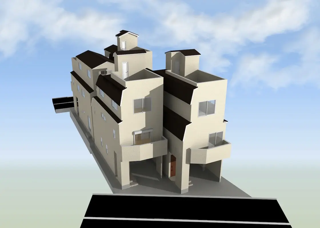 ひばりが丘4棟3,4号棟側②1120