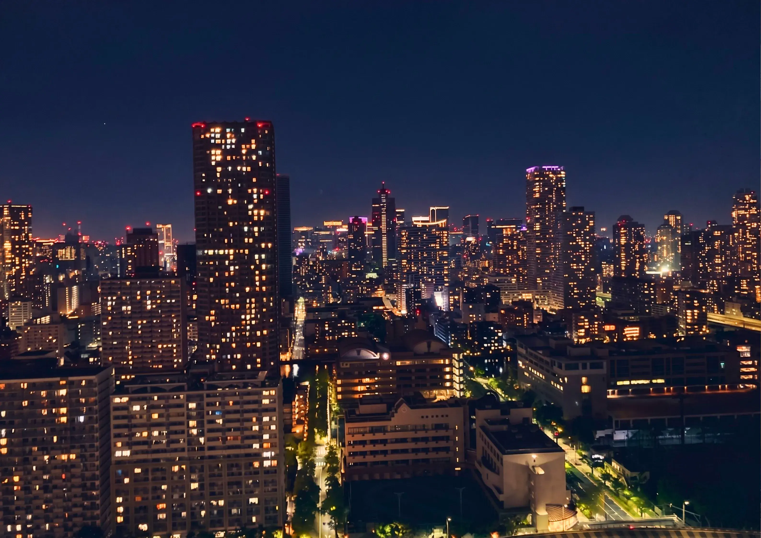 パークタワー晴海_夜景 (3)